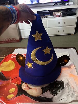 DISNEY Mickey Mouse Sorcerer Hat Ears Wizard Fantasia Moon