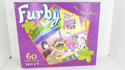 Vintage Milton Bradley 1999 Furby 60 Piece Puzzle NIB new old stock