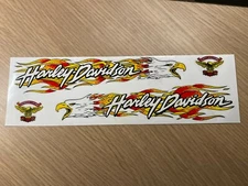 4PK 12" 1:5 Harley Davison Decal RC Boat Airplane Car Glider Vinyl Decor Sticker