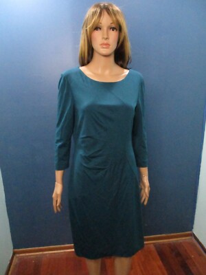 dark aqua blue dress Blue Dragonfly Blockprinted Cotton Dress