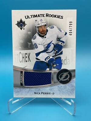 2022-23 UD Ultimate Collection Nick Perbix Ultimate Rookies Jersey 404/799 #160