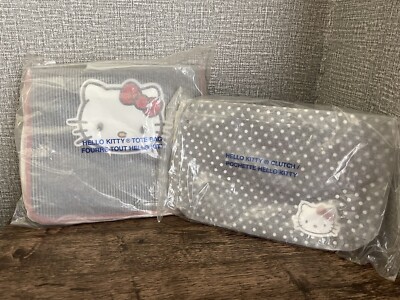 NEW Hello Kitty Tote Bag & Clutch Purse Set - 2 Pcs - Avon