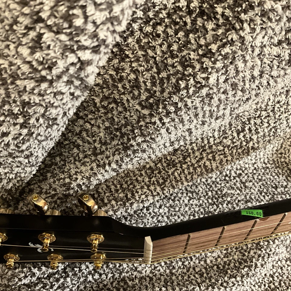 Yamaha FX335C Dreadnought Acoustic-Electric Guitar - Black - Image 4 of 4