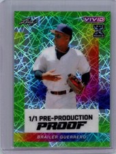 Brailer Guerrero 2024 Leaf Baseball 1/1 Pre Production Proof