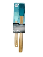 Core Kitchen Large & Mini Basting Brush Set 2 BPA Free Durable Design
