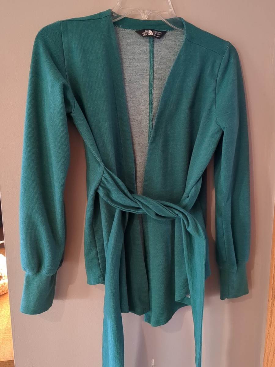 The North Face Woman's Cardigan Wrap Sz M Jade Color | eBay