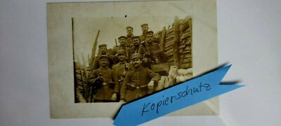 WW1 Photo Orig. vermutlich Westfront Pickelhaube Mauser Kartoffelstampfer 