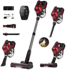 Cordless Vacuum Cleaner, 30Kpa Home Stick, Smart Display & 1.5L Dust Cup, 55mins