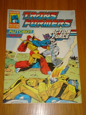 TRANSFORMERS BRITISH WEEKLY #201 MARVEL UK COMIC 1989