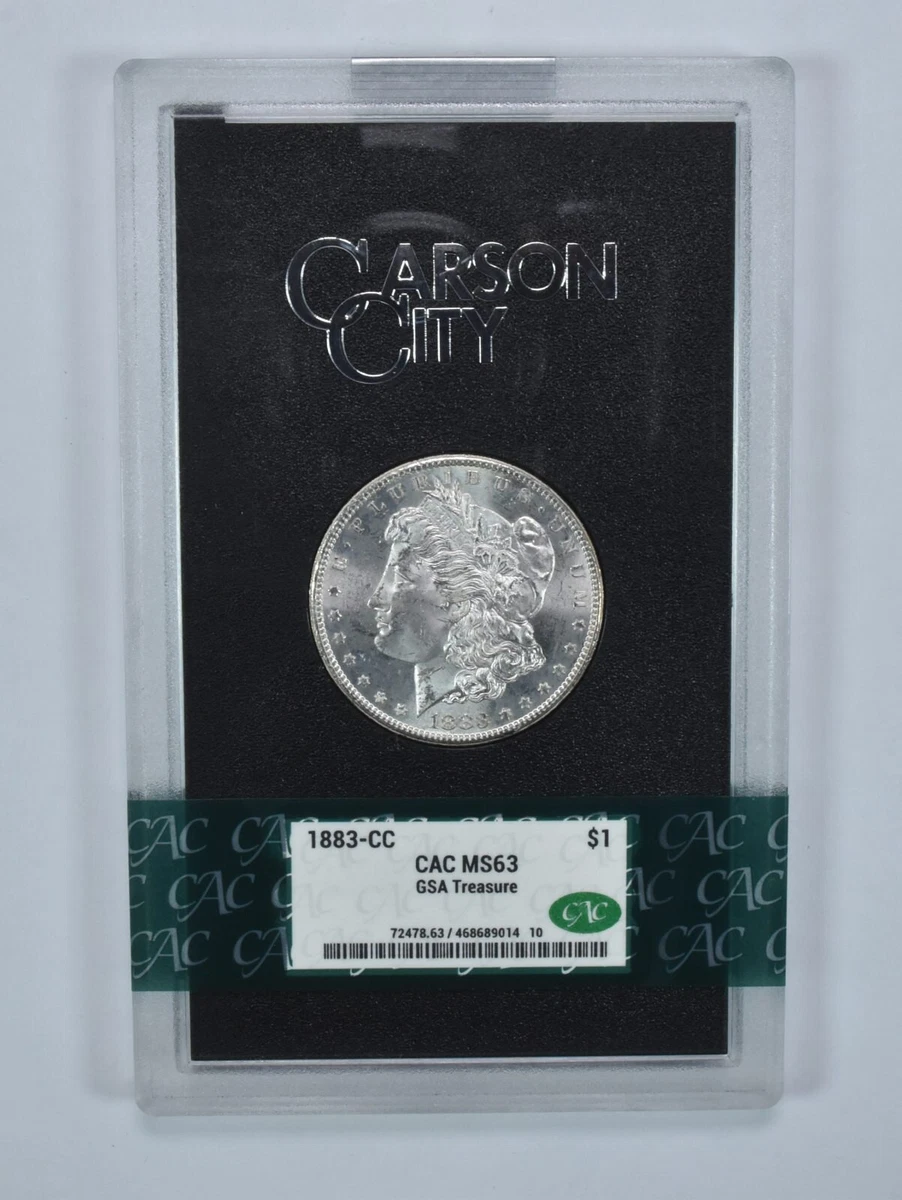 アメリカ モルガンダラー 1882年 CC カーソンシティ PCGS MS63 Carson City Grade MS 63 1883 Year Morgan US Dollars (1878-1921