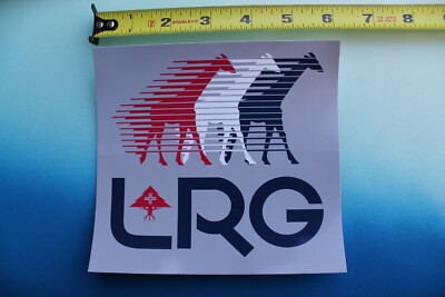 LRG Lifted Research Group Giraffe New Balance USA C3 Vintage Surfing STICKER