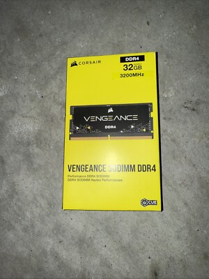 Corsair Vengeance SODIMM DDR4 16GB (1 x 32GB) 3200 MHz - CMSX16GX4M1A3200C22