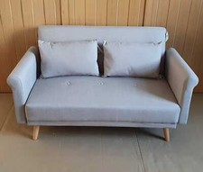 Habitat Evie 2 Seater Fabric Sofa - Natural. Free Delivery, read description.