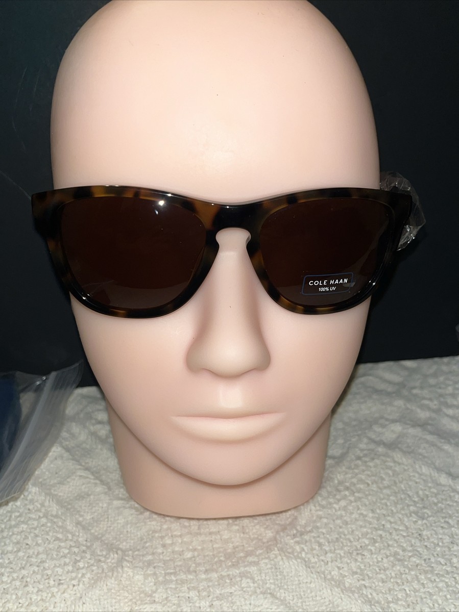Cole Haan tortoise sunglasses Cole Haan CH6505 215 Sunglasses Tortoise/Solid Brown Square  main image 4