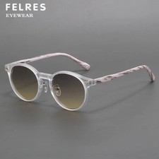 Unisex Retro Oval Sunglasses UV Protection Fashion Outdoor Driving Shade Glasses