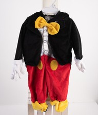 Disney Baby Mickey Mouse Halloween Costume Size 9 Months Unisex Hooded Soft