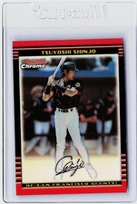 2002 BOWMAN CHROME REFRACTOR #12 - TSUYOSHI SHINJO #ED 024/500