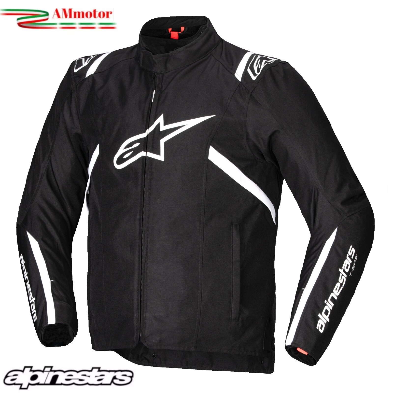 Alpinestars Schwarz/Weiß T-Sps V2, Textiljacke Wasserdicht - M - Bild 3