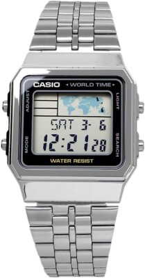 Casio Alarm World Time Digital A500WA-1DF Men's Watch