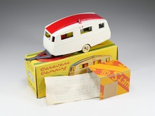 CIJ - 3/27 - Caravane Camping Notin - Rouge et crème - En boite