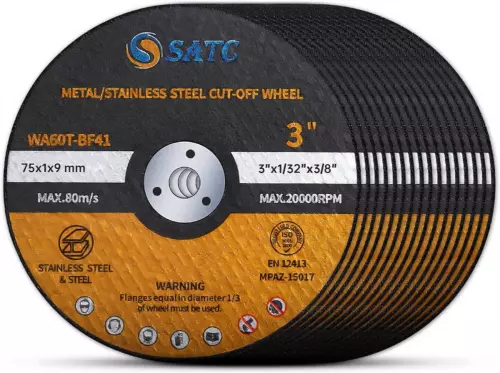 25PCS 3in Cut Off Wheels 3"x1/32"x3/8" Ultra Thin Die Grinder Metal Cutting Disc - Picture 1 of 10