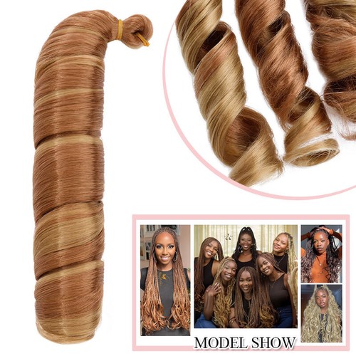 Afro Twist French Curls Braiding Zöpfe Braids Haarverlängerung Lockig 24" Ombre - Bild 20 von 31