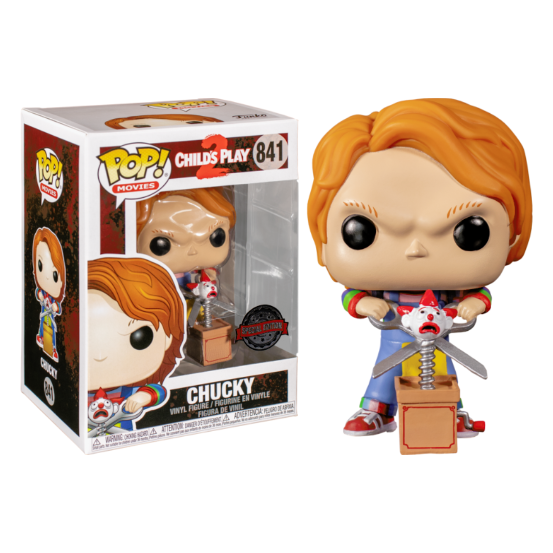 Non Communiqué Figurine Funko Pop! N°841 - Chucky - Chucky Avec Buddy Et Ciseaux Géants - Image 4