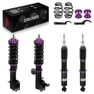 For 2009-2014 Honda Fit GE Coilovers Shocks Absorber Adjustable Height 