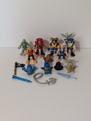 Imaginext Pirates & Skeleton Figures w/Accessories Lot of 6 