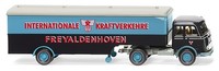 Wiking - Mercedes 4X2 Mit KastenanhäNger 1 Achsen Freyaldenhoven - 1/87 - Wik...
