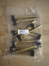 10 Tr572-1 Clamp In Brass Tire Valve Stems 3-2932 Heavy Duty Truck Rv Trailer