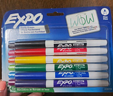 EXPO Low Odor Dry Erase Markers, Fine Tip, 12 Count Assorted Colors