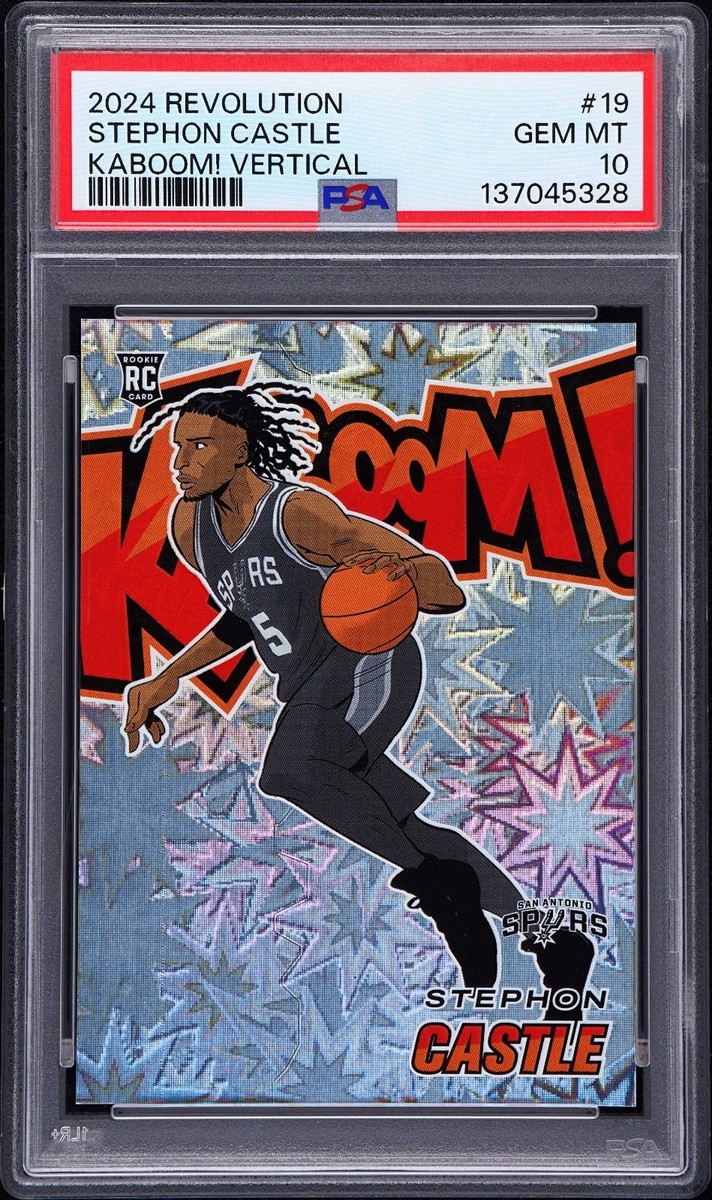 2024-25 Panini Revolution - Kaboom! Vertical Stephon Castle #19