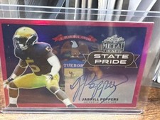 2017 Leaf Metal Draft Jabrill Peppers State Pride Wave Rookie Auto M (AST005775)