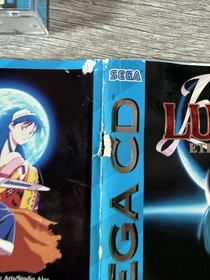 Lunar: Eternal Blue (Sega CD, 1995) Complete CIB W/REG CARD (Water Damage)