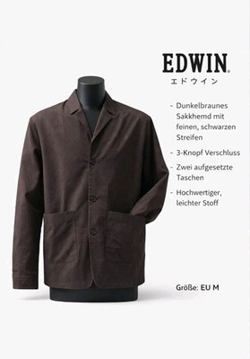EDWIN Herren Sakkhemd / Hemdjacke