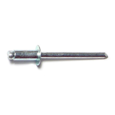 3/16'' x 1/4'' Dome Head Steel Pop Rivets