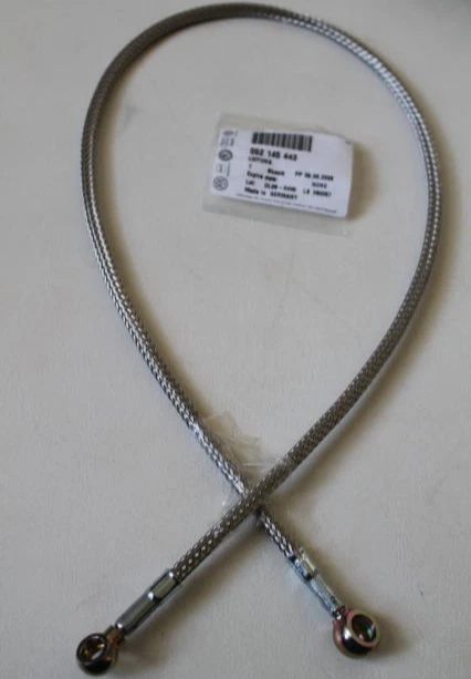 Ölleitung Stahlflex ZULAUF -origi. vw neu - für G60 G40 vw G-LADER Golf Corrado - Bild 1 von 1