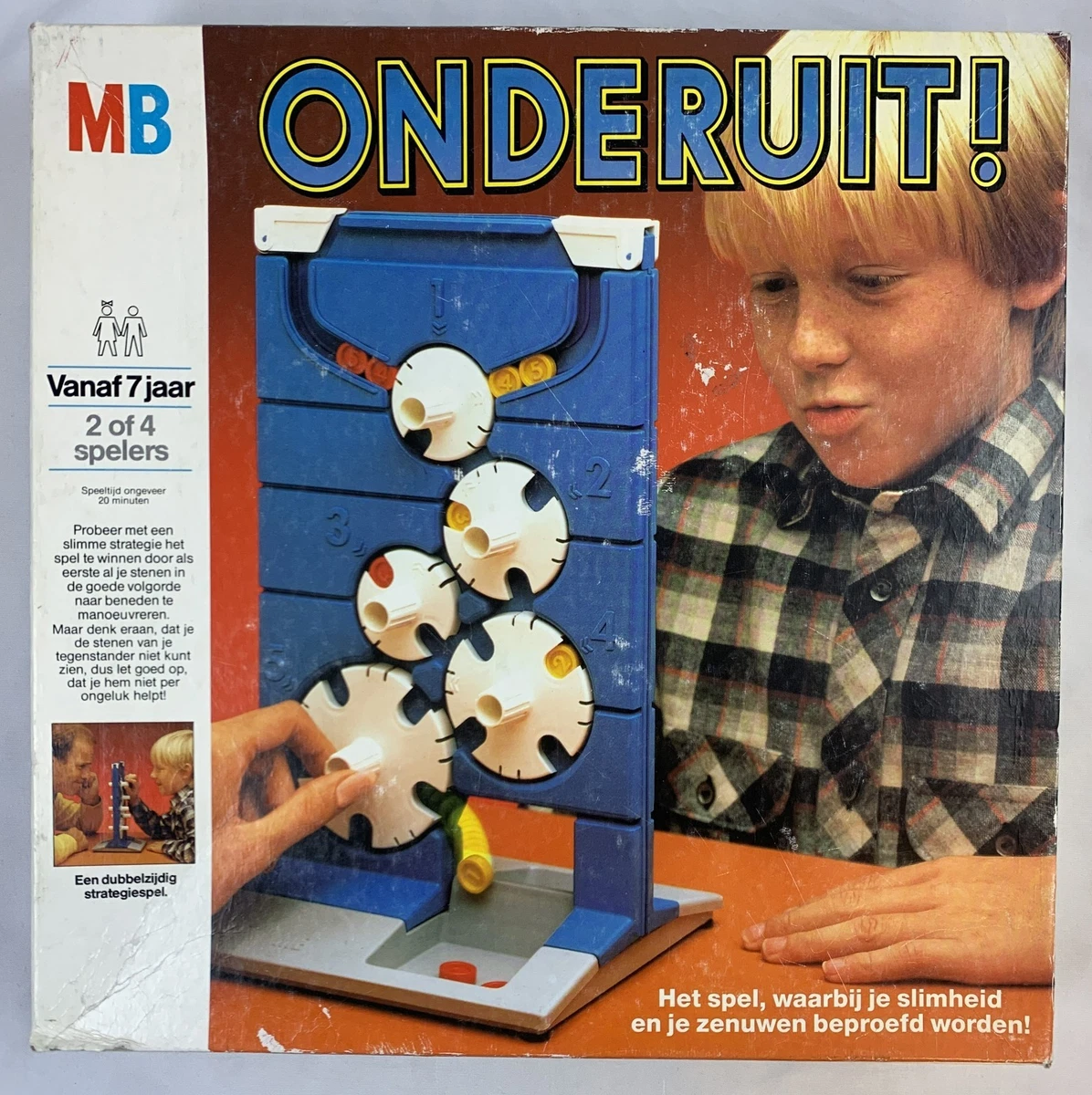 MB Slotter juego de mesa estrategia habilidad completo vintage años 70