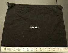CHANEL Used Dust Bag 11.5 x 15.5in  Drawstring