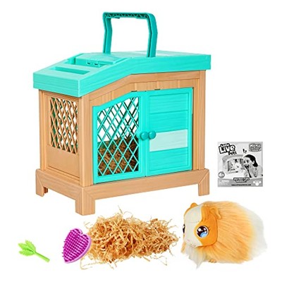 Little Live Pets 26410 weiche, interaktive Mama Meerschweinchen und ihr Stall und sie