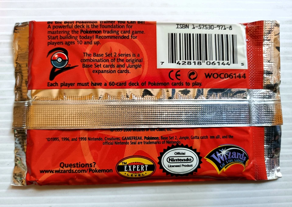 Pokémon Trading Card Game 11 Additional Game Cards Base Set 2 Sigillato Nuovo - Immagine 2 di 3