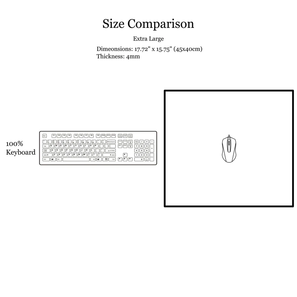 New Drift Sora Glass Mouse Pad Gaming Speed Precision with anti slip back - Image 3 of 4