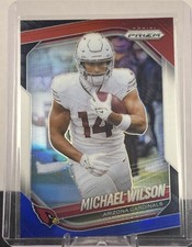 2025 Panini Prizm - Michael Wilson #145 Red White & Blue Prizm