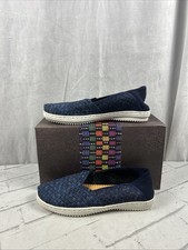 New Bernie Mev Blue Jean Color Flat Shoes Womens US 7 EU 38