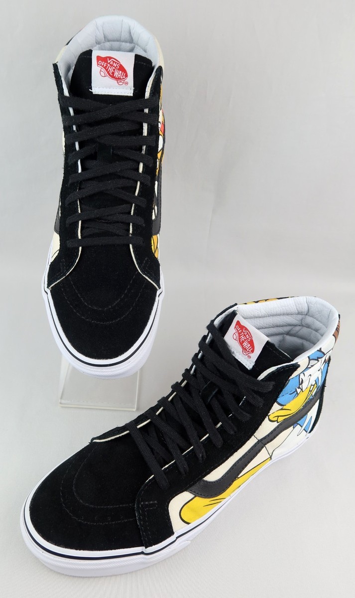 Disney x VANS Sk8-Hi Mickey and Friends Sneakers Mens Sz 9 Womens