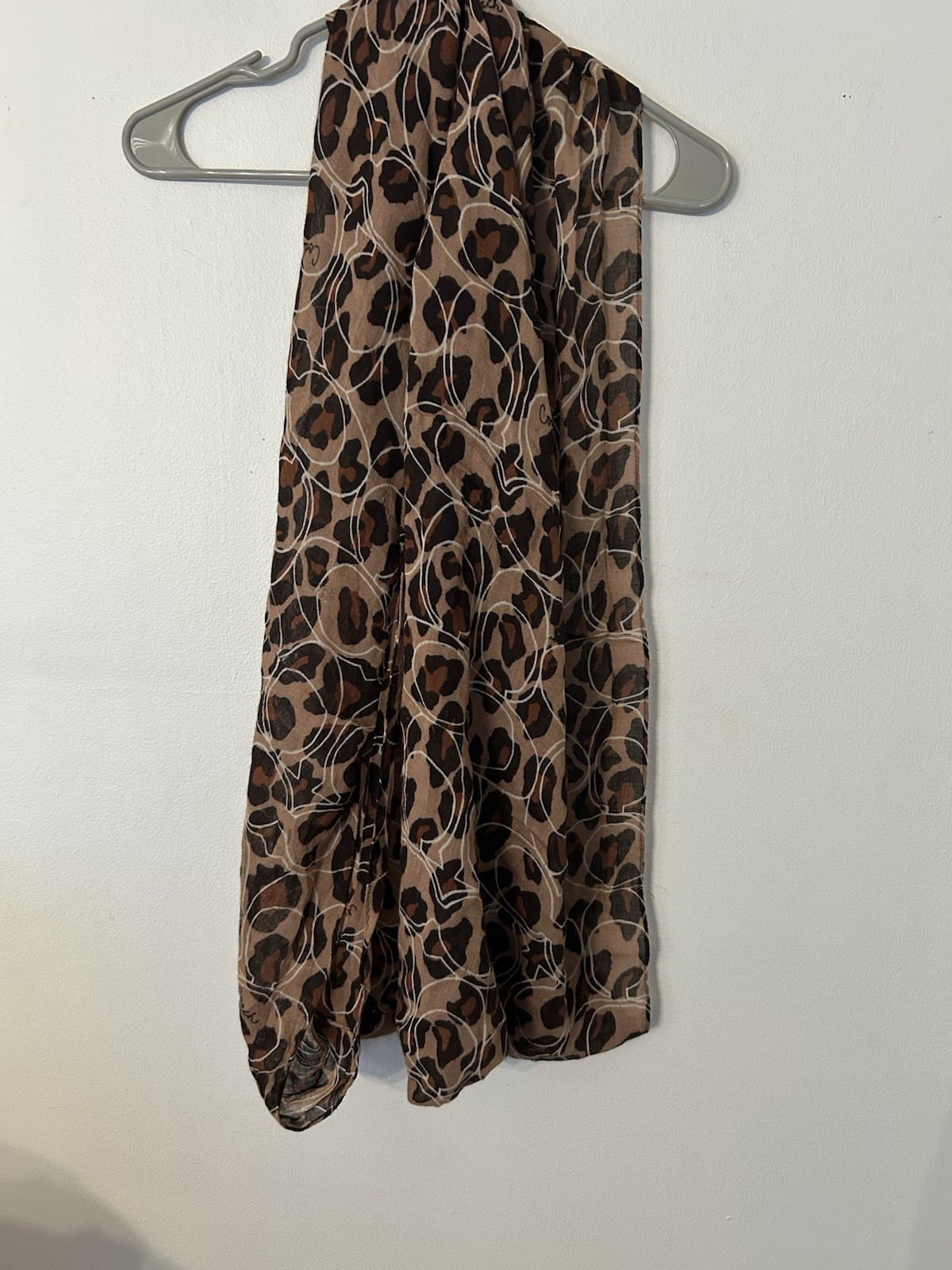 Coach Ocelot Infinity Scarf. Petal Pink
