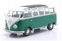 Solido VW T1 Samba Bus 1962 Green White 1:18 1813403