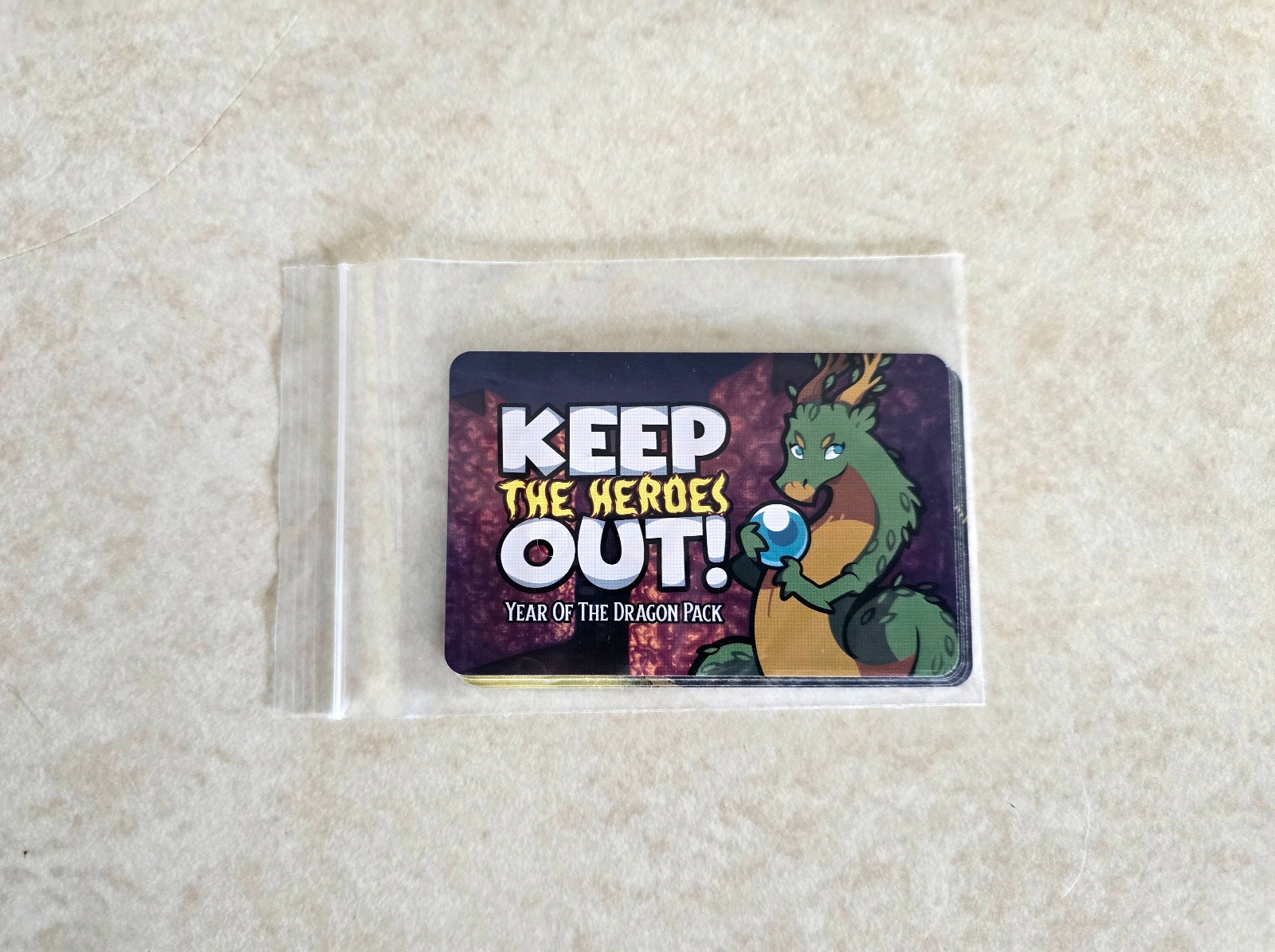 Keep the Heroes Out!: Year of the Dragon Pack BRAND NEW Unused Dice Tower Promo