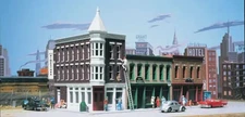 Walthers Cornerstone HO Scale Building/Structure Kit Merchants Row II Downtown